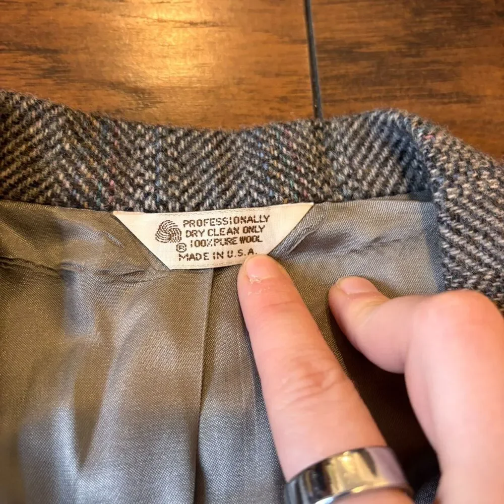 Vintage Anderson-Little size 40 100% Wool Made in USA Blazer